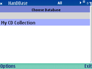 HanDBase S60 screenshot