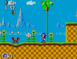 Sonic The Hedgehog on the Sega Master System