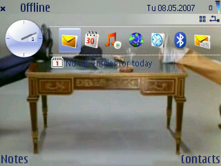 S60 standby screen using Theme DIY theme