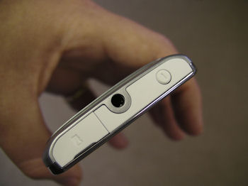 Nokia E6 from the top