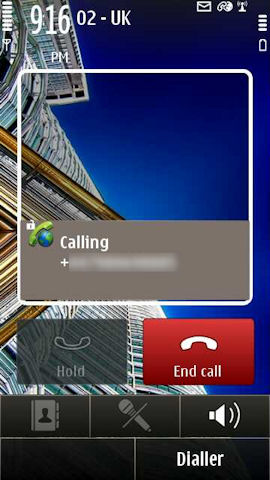 VoIP calling on E7