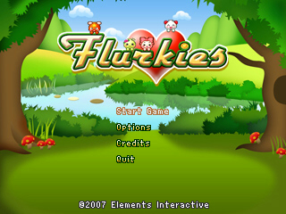 Flurkies title screen