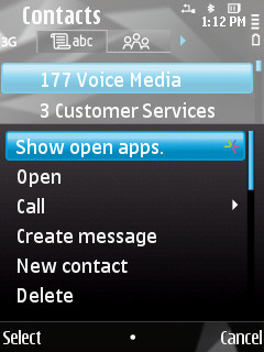 Open apps