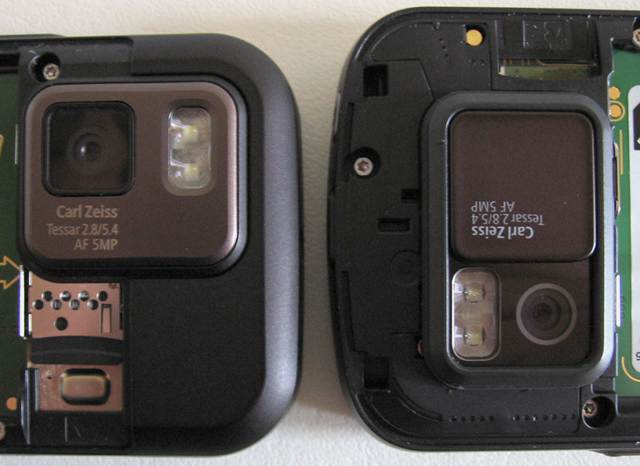 N97 Mini camera module vs N97 Classic camera module