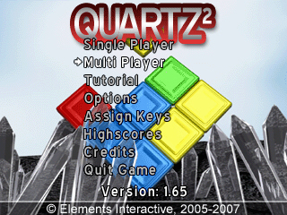 Quartz 2 title screen