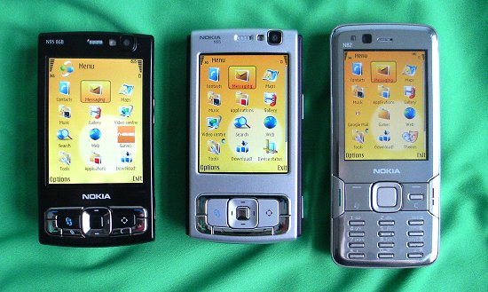 N95 8GB, N95 and N82