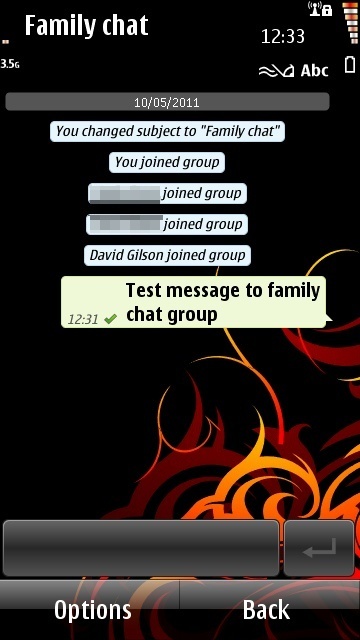 Adding members to a group chat