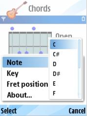 Chords for phone S60