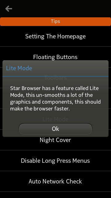 Star Browser screenshot