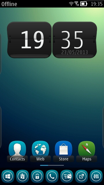 Screenshot, AndroMenu