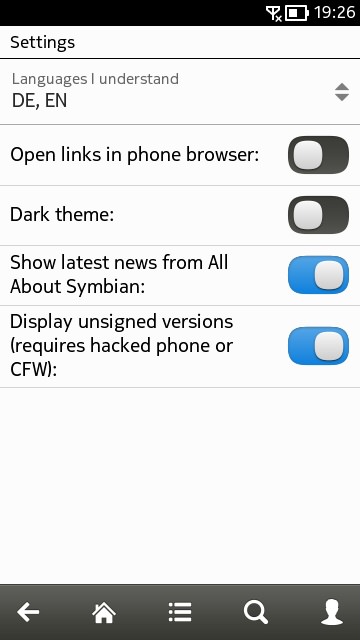 Screenshot, AppList