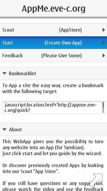 Screenshot, AppMe