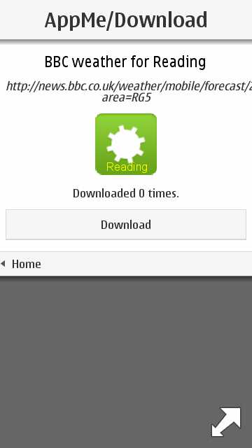 Screenshot, AppMe