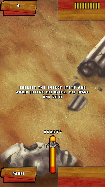 Screenshot, Barbarian Snake 