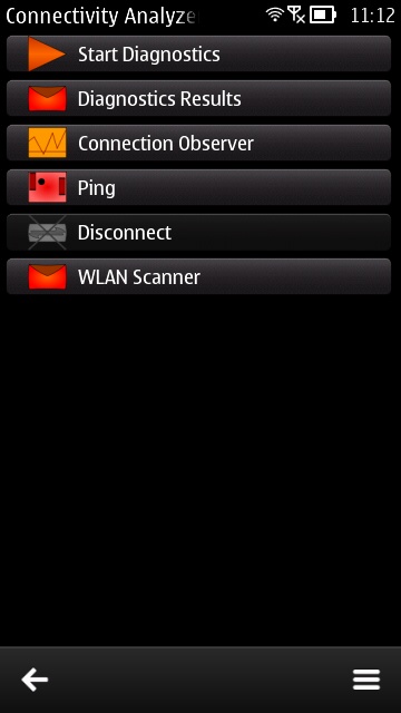 Screenshot, Nokia Connectivity Analyzer