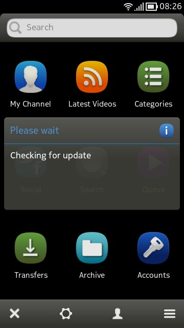 Screenshot, cuteTube update