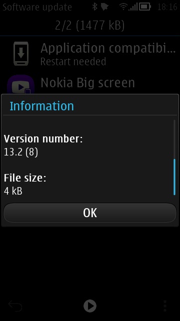 Screenshot, updates