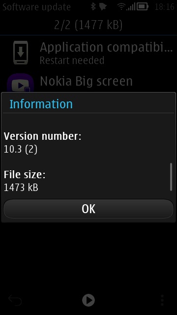 Screenshot, updates