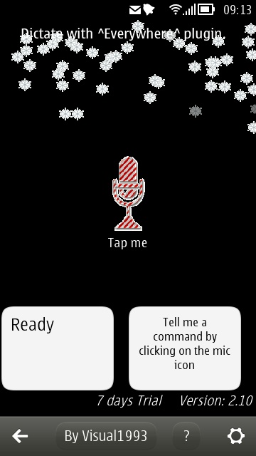 Dictate screenshot