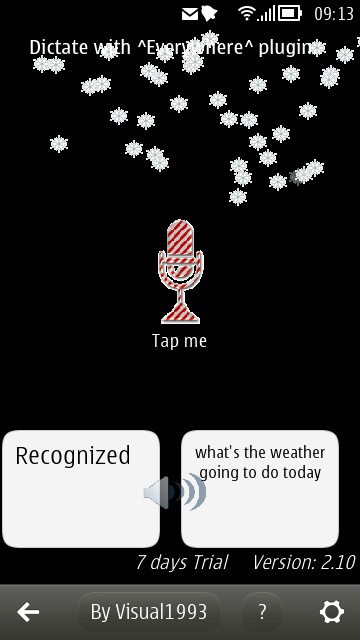 Dictate screenshot