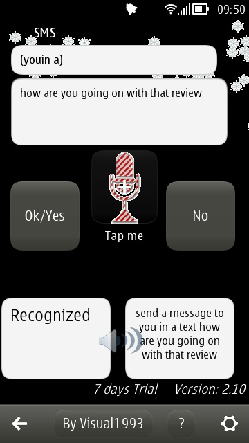 Dictate screenshot