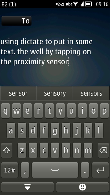 Dictate screenshot