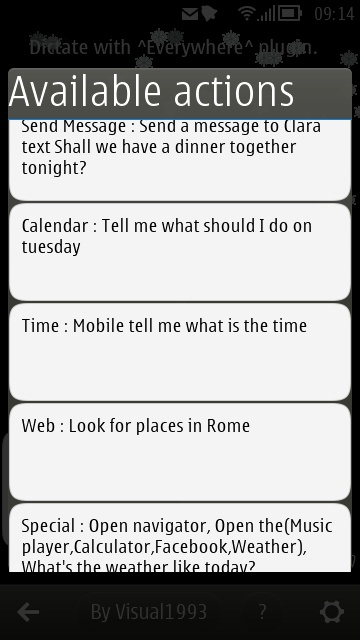 Dictate screenshot