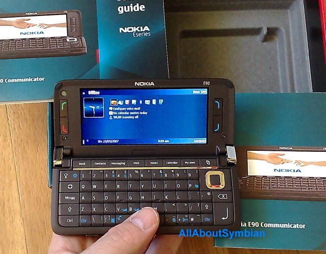 Unboxing the Nokia E90 Communicator