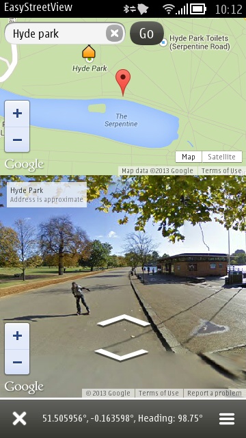 Screenshot, EasyStreetView