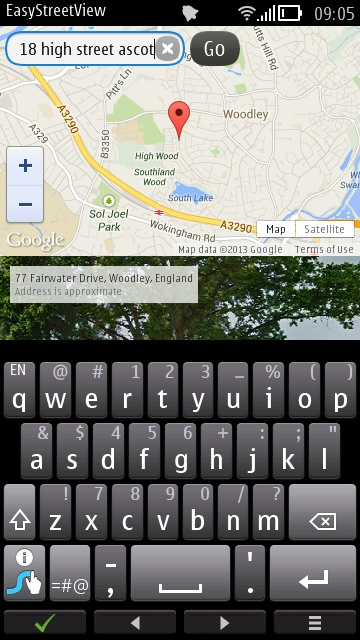 Screenshot, EasyStreetView