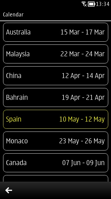 Screenshot, F1uptodate