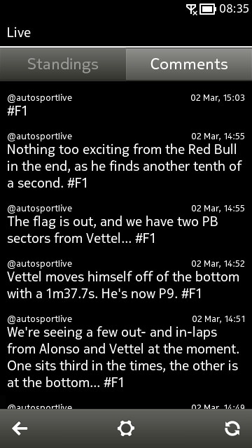 F1uptodate screenshot