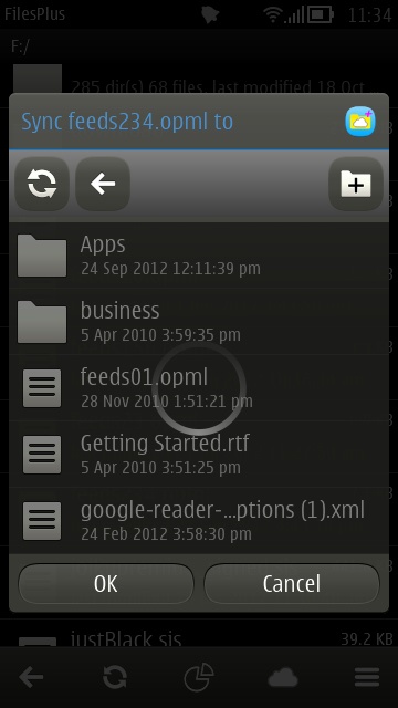 Screenshot, FilesPlus