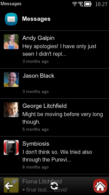 Screenshot, fMobi