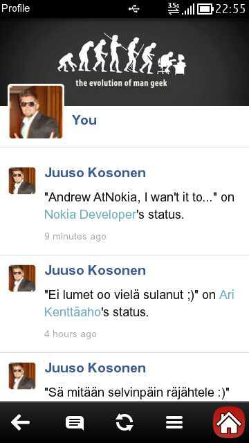 Screenshot, fMobi 3