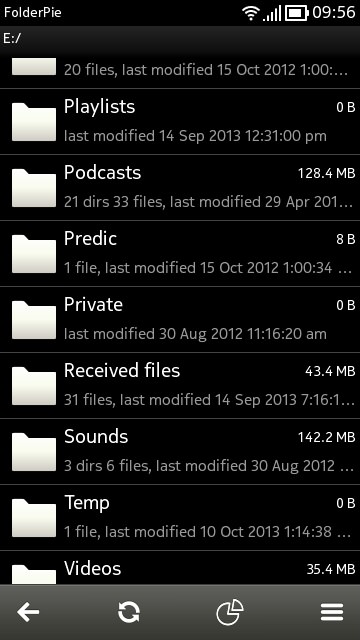 Screenshot, FolderPie