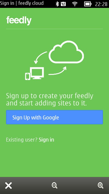 gNewsReader - the Feedly generation - screenshot