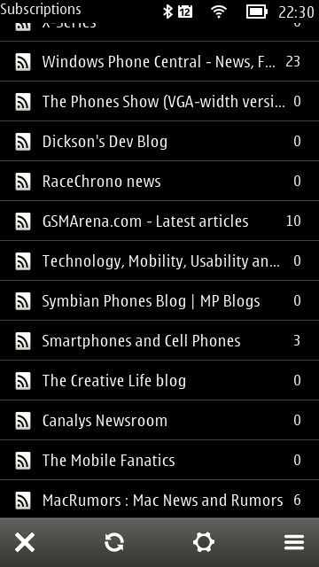 gNewsReader - the Feedly generation - screenshot