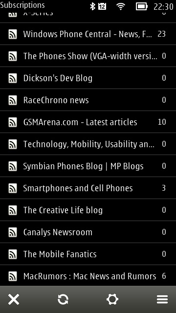 gNewsReader - the Feedly generation - screenshot