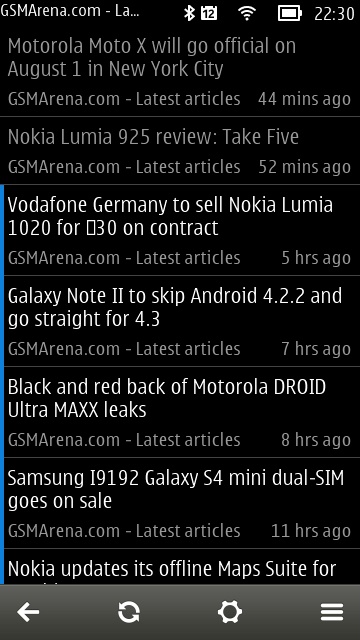 gNewsReader - the Feedly generation - screenshot
