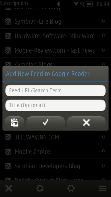 gNewsReader - the Feedly generation - screenshot