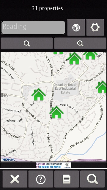 HomeFinder screenshot