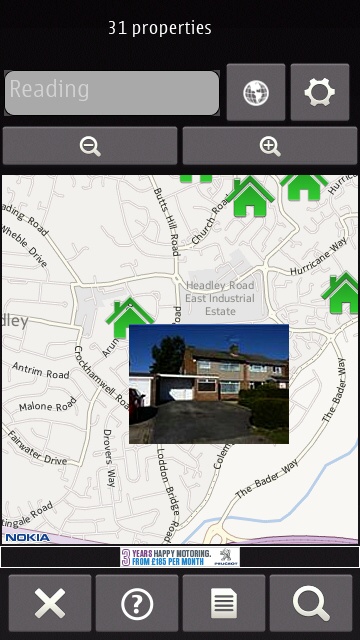 HomeFinder screenshot