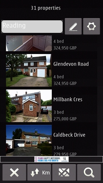 HomeFinder screenshot