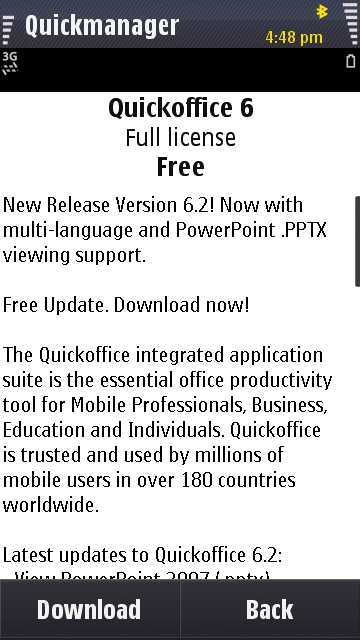 i8910 HD screenshot