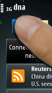 Instant menu screenshot