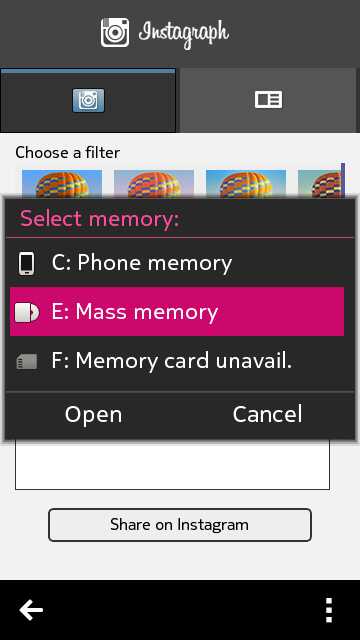 Screenshot, Instagraph Uploader