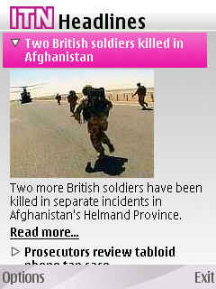 ITN screenshot