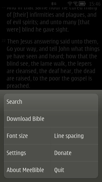 Screenshot, MeeBible