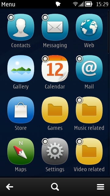 Screenshot, MeeGo Maximo